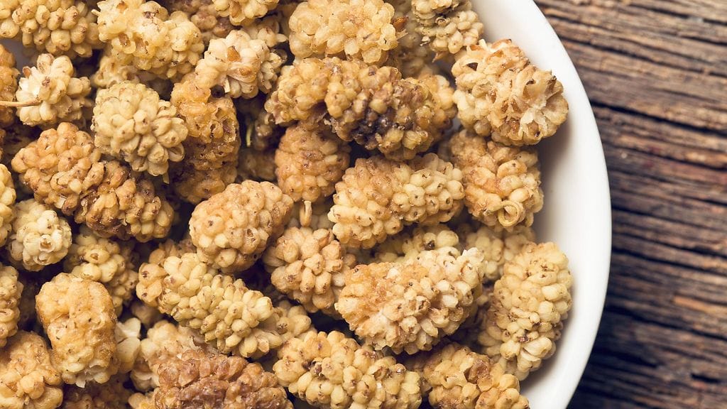 Mulperinmarjat ovat oikeita vitamiinipommeja.