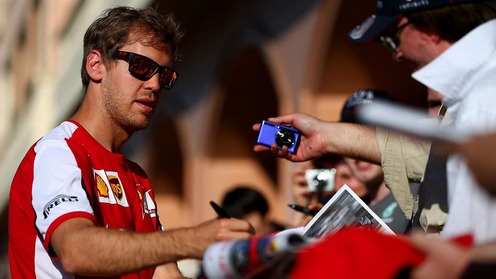 Sebastian Vettel Monacon hulinassa.