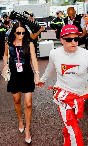 Kimi Räikkönen ja Minttu Virtanen