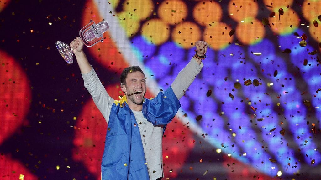 Måns Zelmerlöv voitti euroviisut Wienissä vuonna 2015.