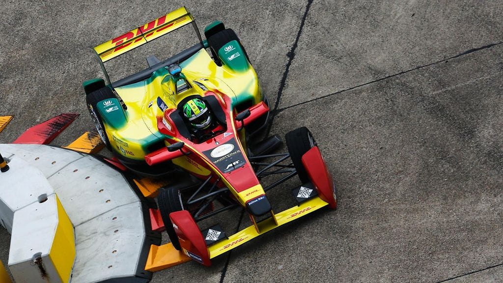 Lucas di Grassi Berliinin kisassa.