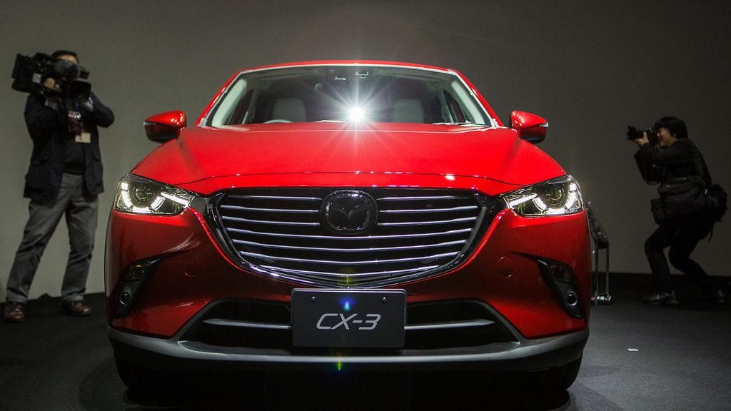 Mazda CX-3 kuuluu takaisinkutsuttavien mallien joukkoon.
