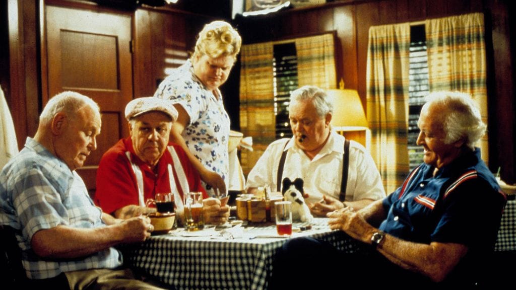 Return To Me -elokuvan tähdet Eddie Jones, Carroll O'connor, Marianne Muellerleile, William Bronder ja Robert Loggia.