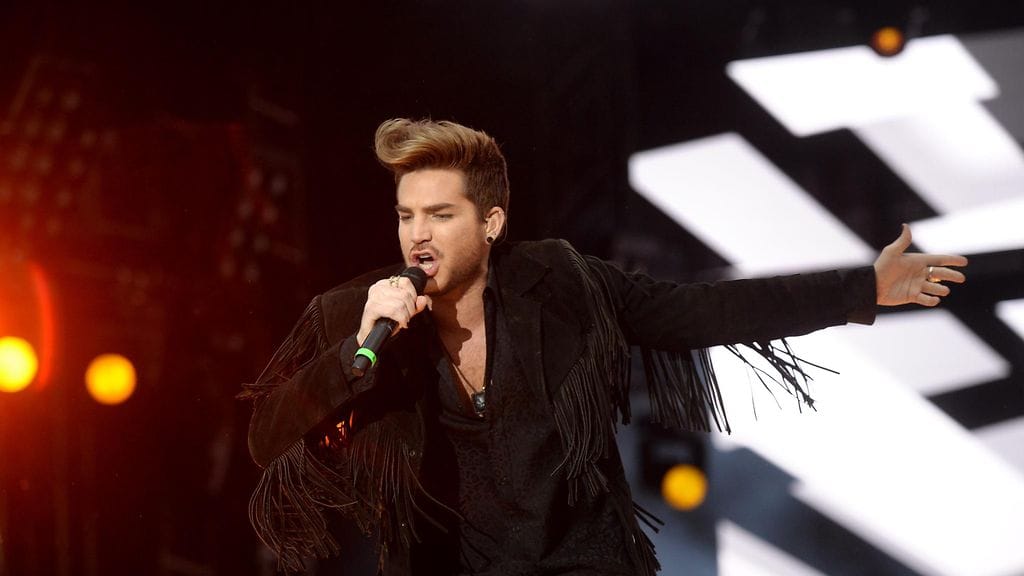 Adam Lambert oli ainoa ulkomainen tähti, joka esiintyi Live Aid -konsertissa lauantaina.