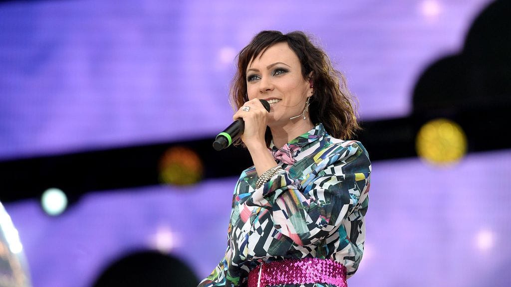 Mira Luoti, 38, kilpaili MTV3-kanavan Tähdet, tähdet -ohjelmassa vuonna 2015.