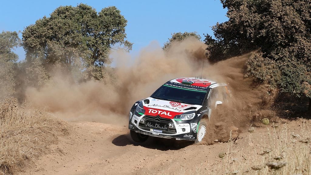 Kris Meeke (kuvassa) ja Mads Östberg ovat ajaneet tällä kaudella Citroenilla.