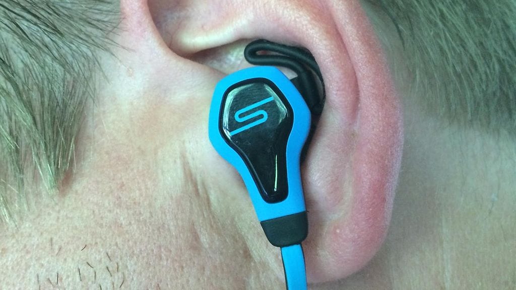 SMS BioSport urheilukuulokkeet sykemittauksella