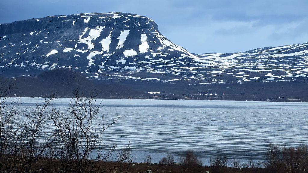 Tältä näytti Saana-tunturin eteläpuoli 10. kesäkuuta 2016. Kuva: Hilkka Tikka.