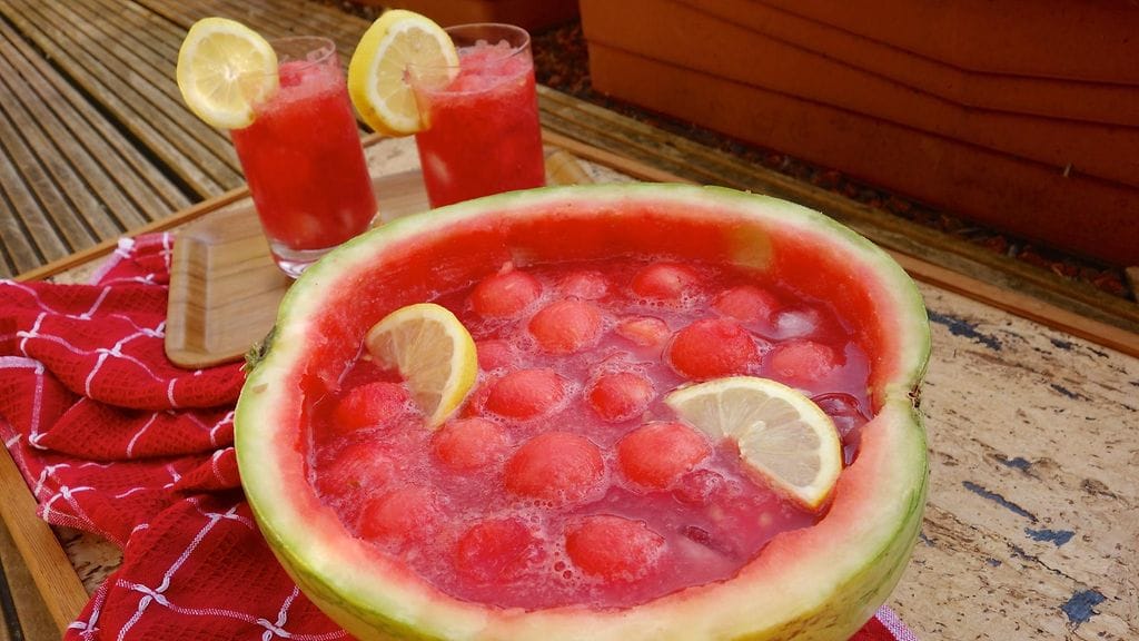 vesimeloni, booli, kulho