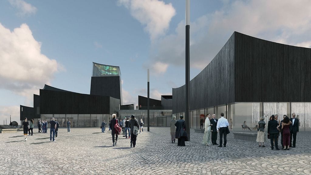 Tältä se näyttäisi, Helsinkiin mahdollisesti rakennettava Guggenheimin taidemuseo.