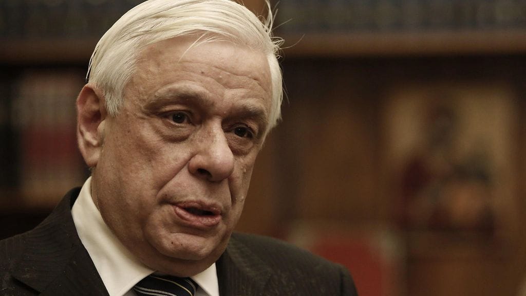 Kreikan presidentti Prokopis Pavlopoulos tapasi tänään maan pääoppositiopuolueen johtajan.