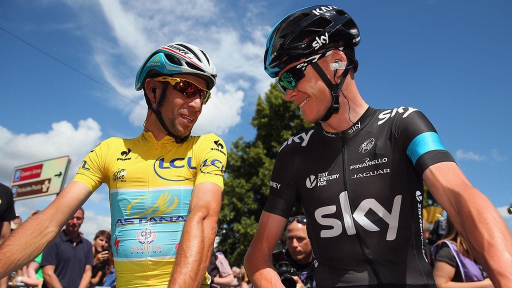 Vincenzo Nibali oli Tourin ykkönen viime vuonna, Chris Froome keskeytti.