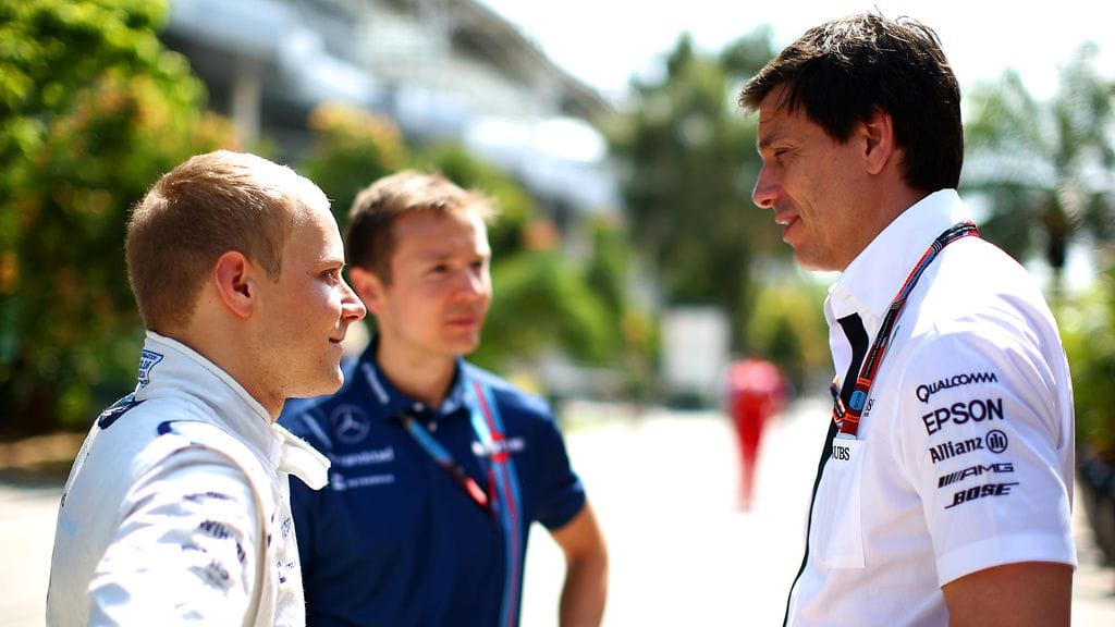 Valtteri Bottas ja Toto Wolff