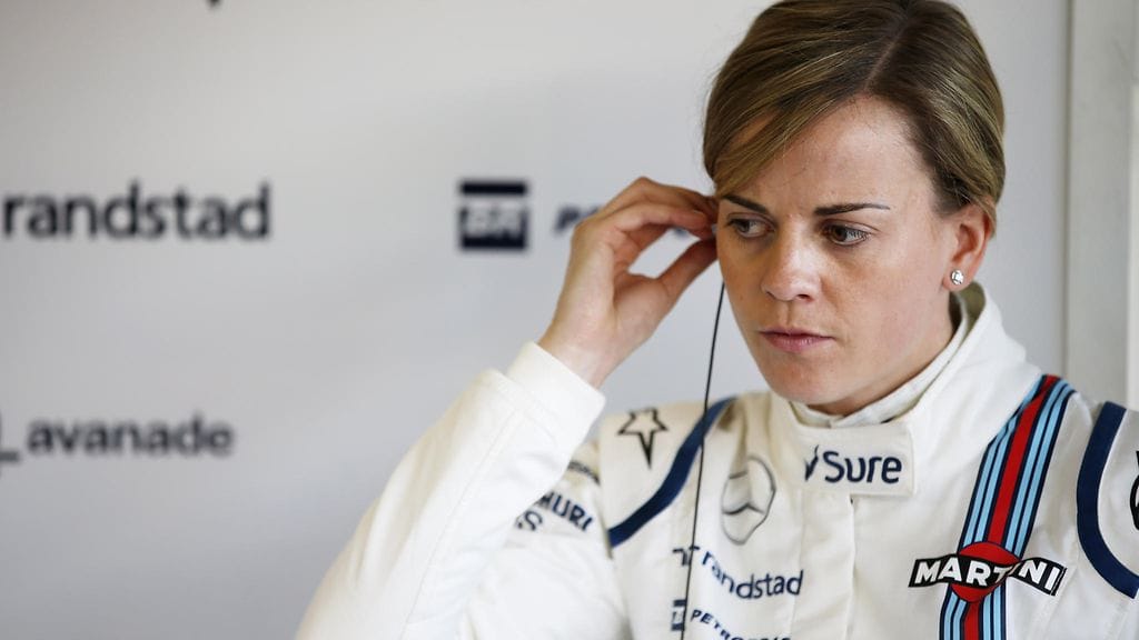 Susie Wolff pääsi ajamaan Williamsin F1-autolla perjantaiharjoituksissa tällä ja viime kaudella.