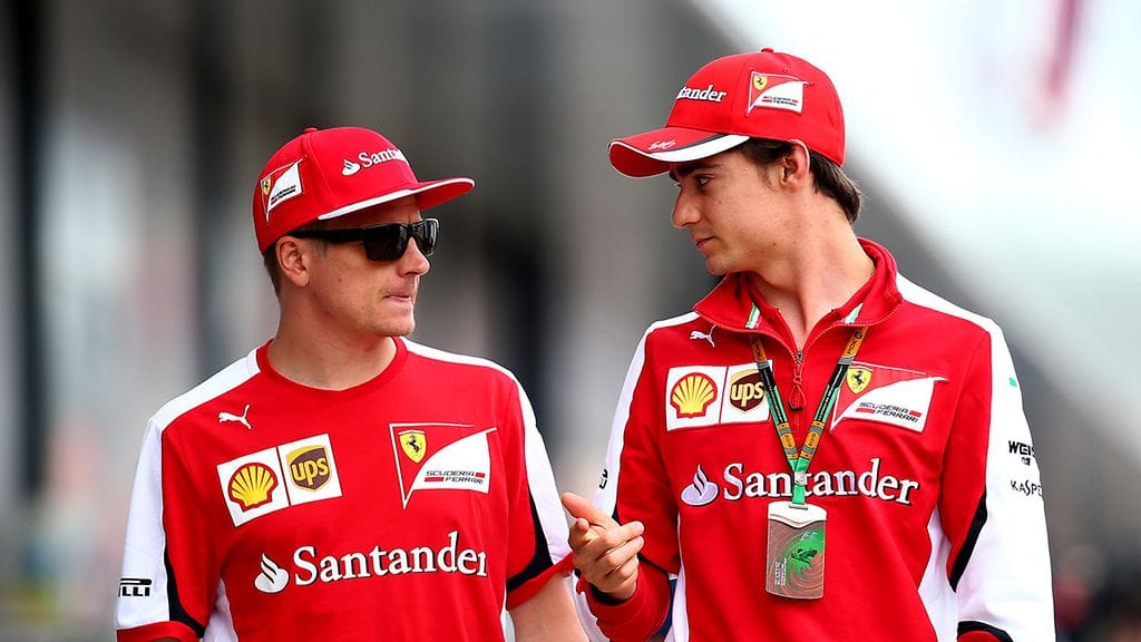 Kimi Räikkönen ja Esteban Gutierrez