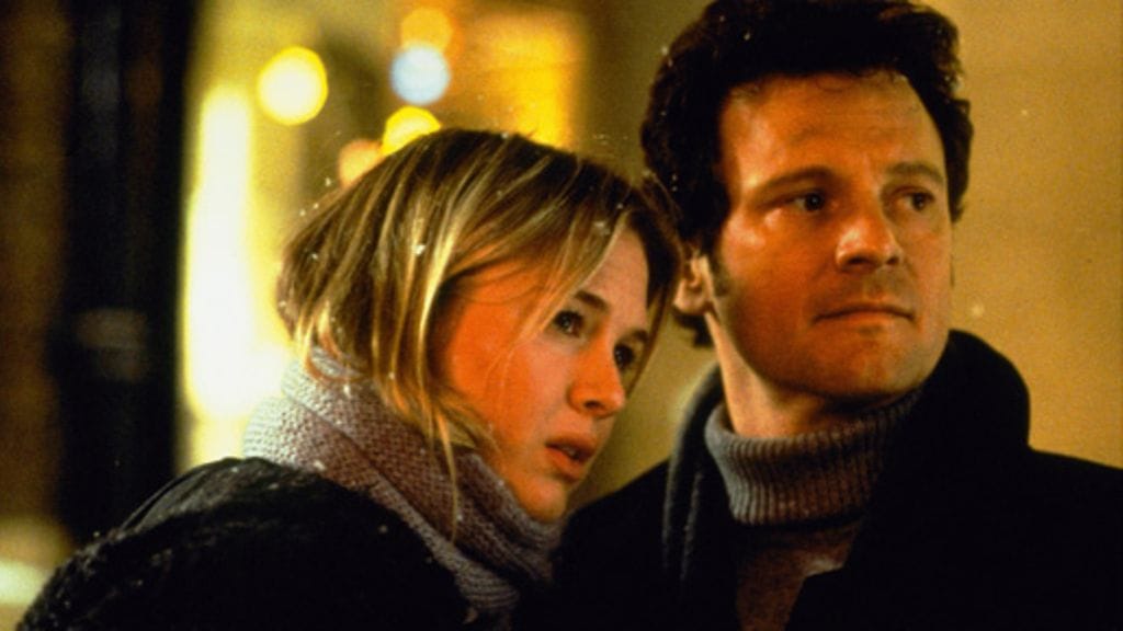 Bridget Jones Mr. Darcyn kainalossa. Kuva: MTV3