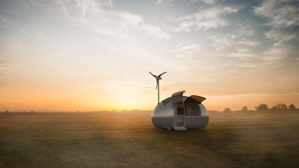 Ecocapsule-omavarainen miniasunto