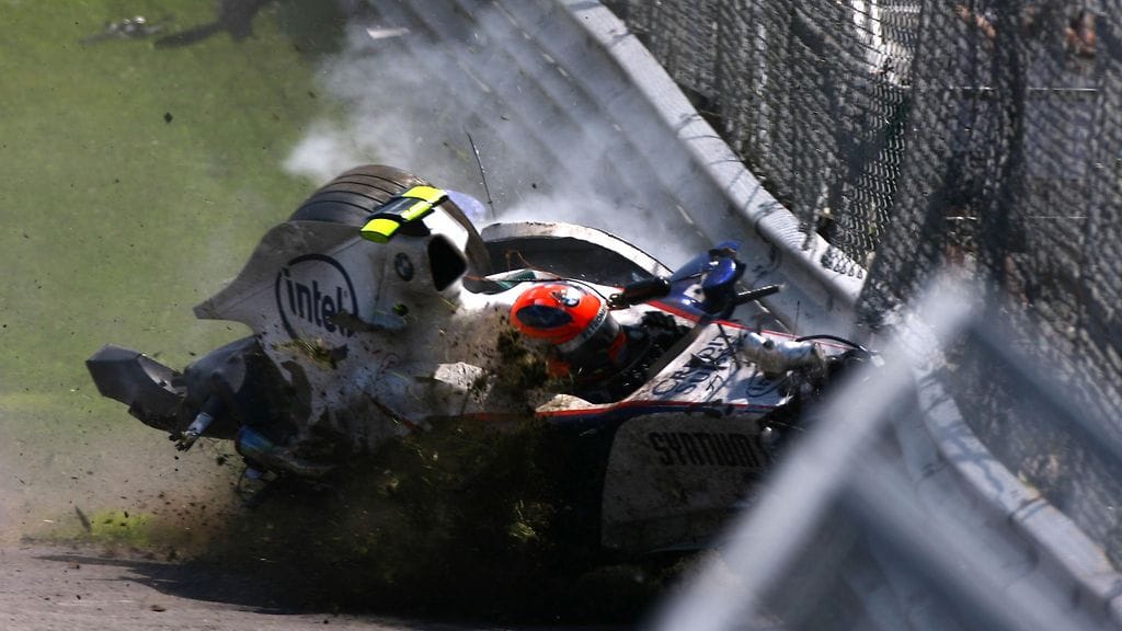 Robert Kubica, 2007, Kanada, onnettomuus, kolari