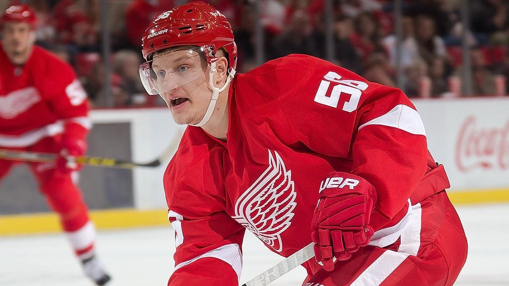 Teemu Pulkkinen pelasi viime kaudella 31 NHL-ottelua.