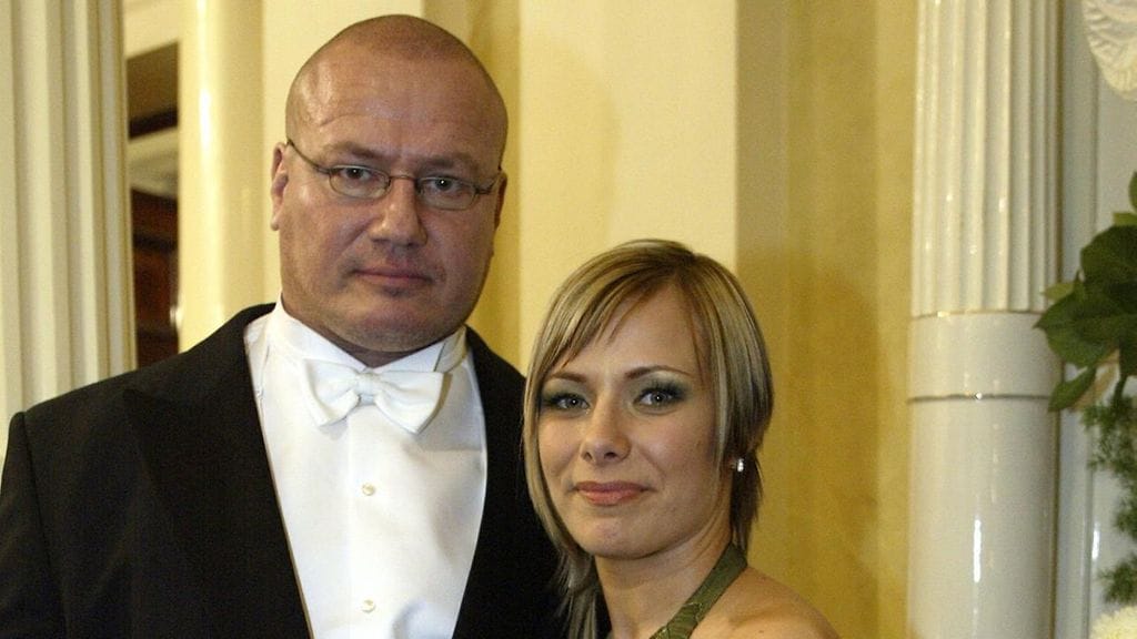 Katja ja Tony Halme presidentin itsenäisyyspäivän vastaanotolla.