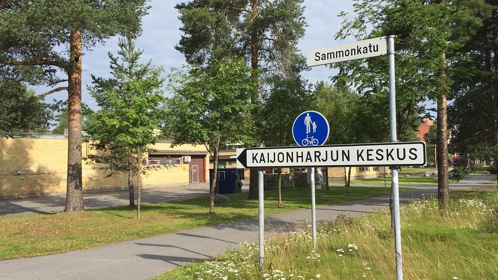 Kuvituskuva Kaijonharjun kaupunginosasta, jossa rikos tapahtui.