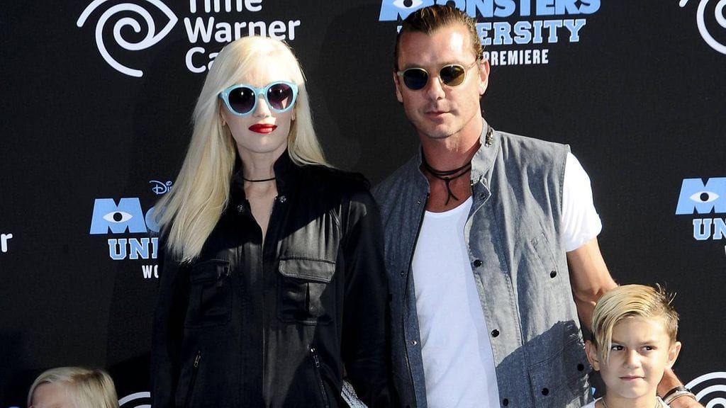 Kuvassa vasemmalta oikealle: Zuma Rossdale, Gwen Stefani, Gavin ja Kingston Rossdale.