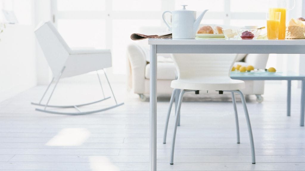 Yksinkertaista, linjakasta ja rauhallista.