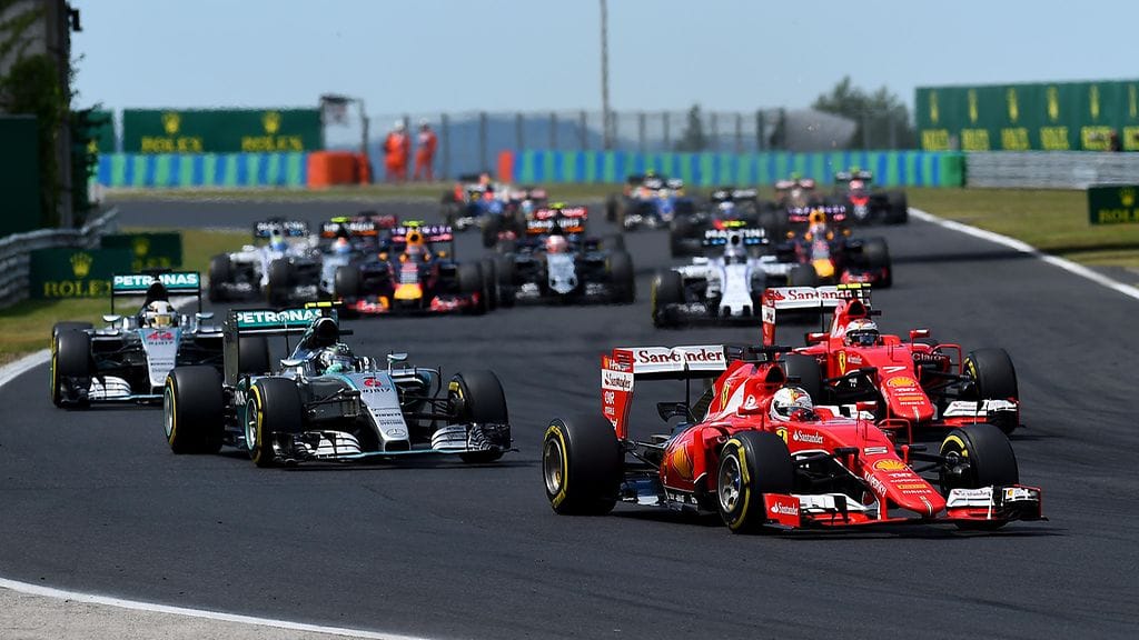 Ferrari järkytti Mercedesiä Unkarissa.