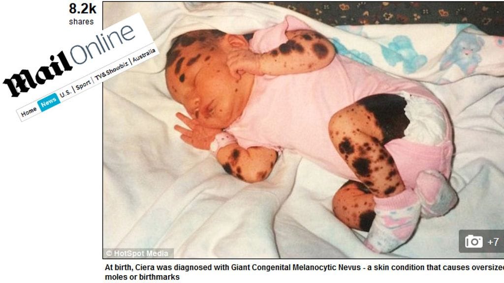 Ciera Swaringen vauvana