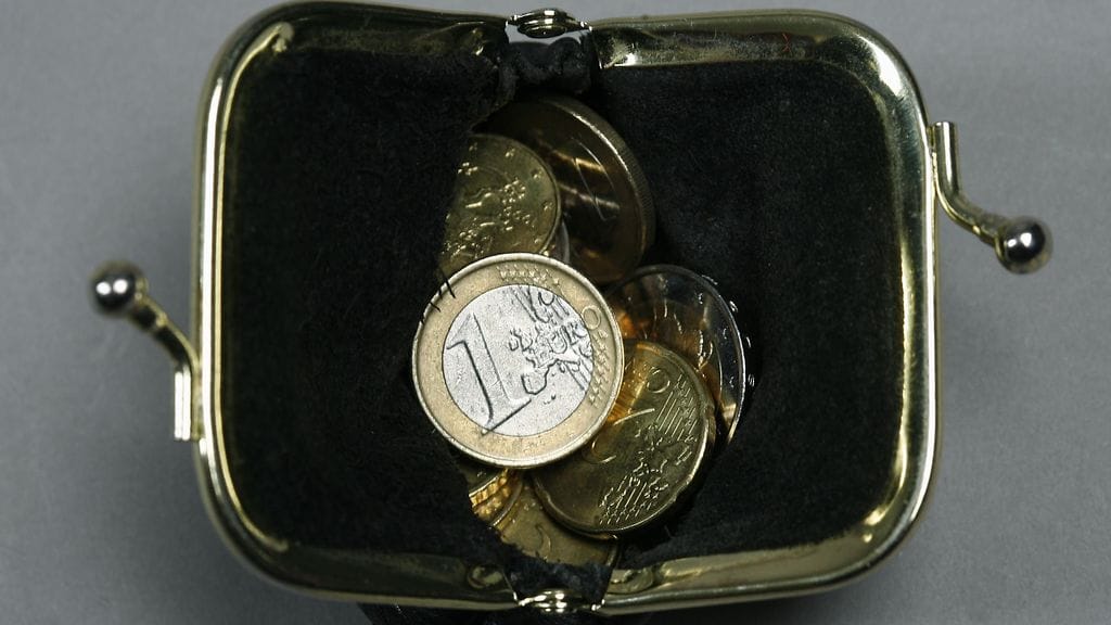 Kolikko kukkaro raha lompakko