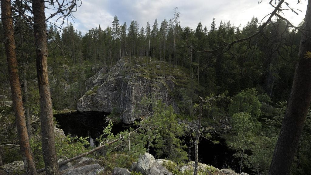 Hiidenportin kansallispuisto Kuhmossa.