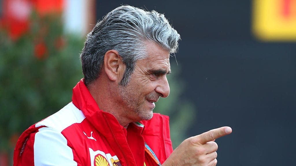 Maurizio Arrivabene ja James Allison