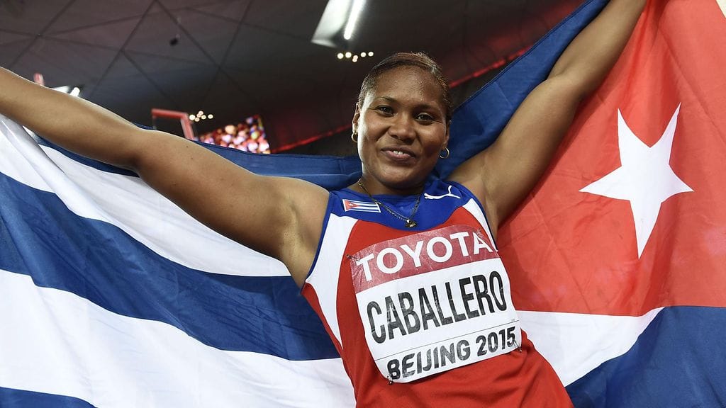 Denia Caballero voitti ensimmäisen MM-mitalinsa.