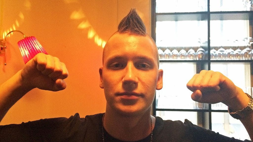 Nikke Ankara Robinin musiikkivideon kuvauksissa elokuussa 2015.