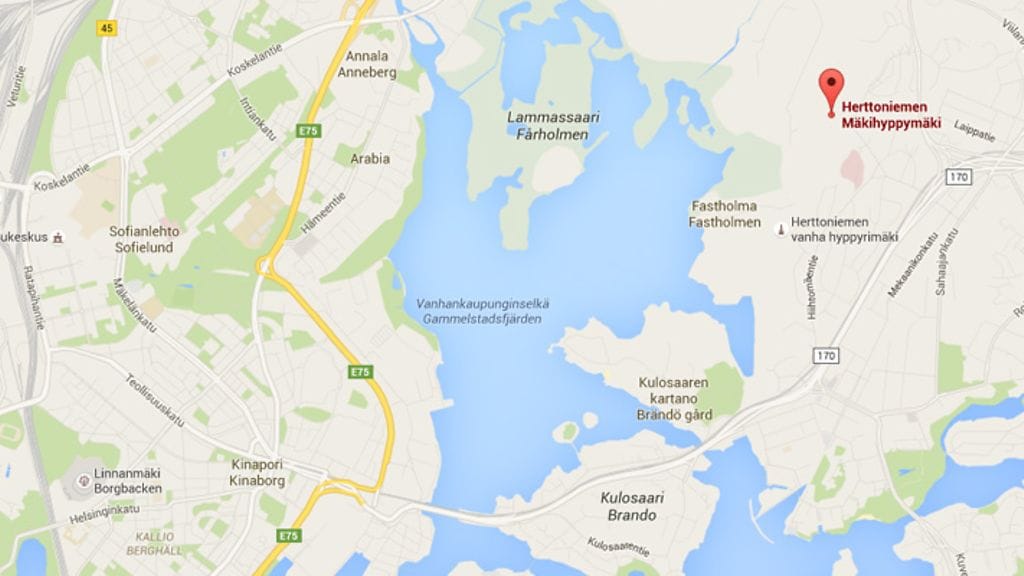Kartta Herttoniemi