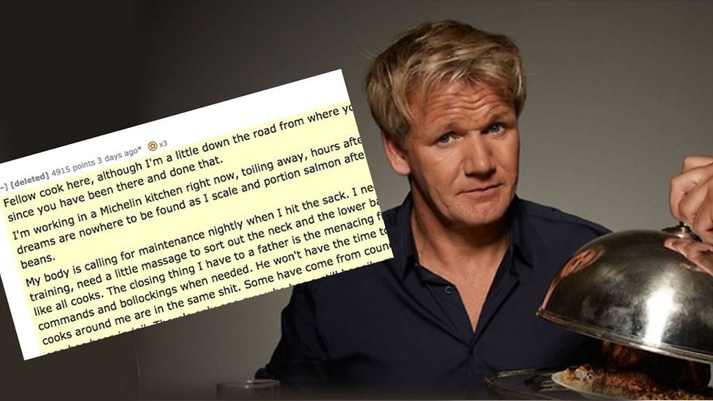 Gordon Ramsayn vastaus ravintolakokin kirjeeseen yllätti internetkansan.