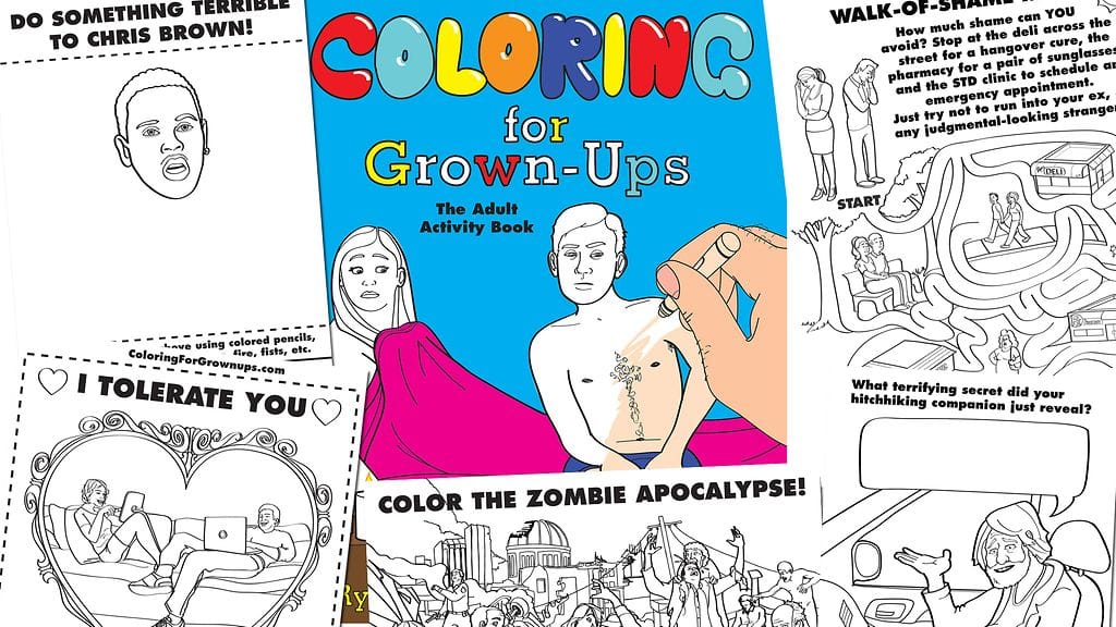 Coloring for Grown-Ups, aikuisten värityskirja