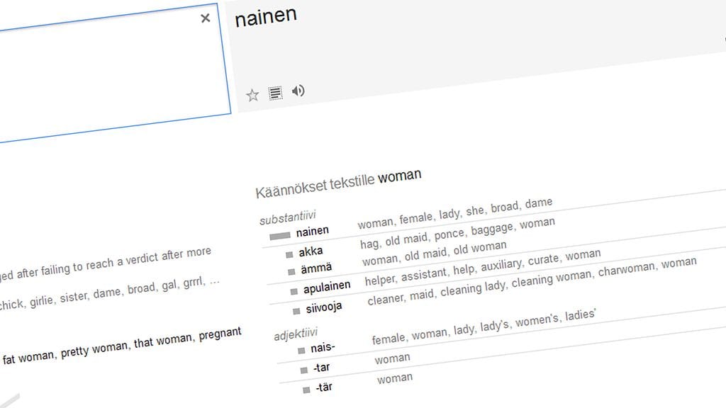 käännös, google