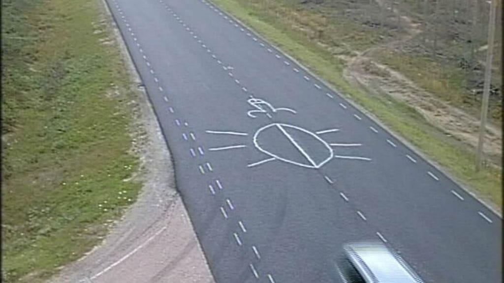 Kuva Liikenneviraston kelikamerasta klo 16.05 3.9.2015.