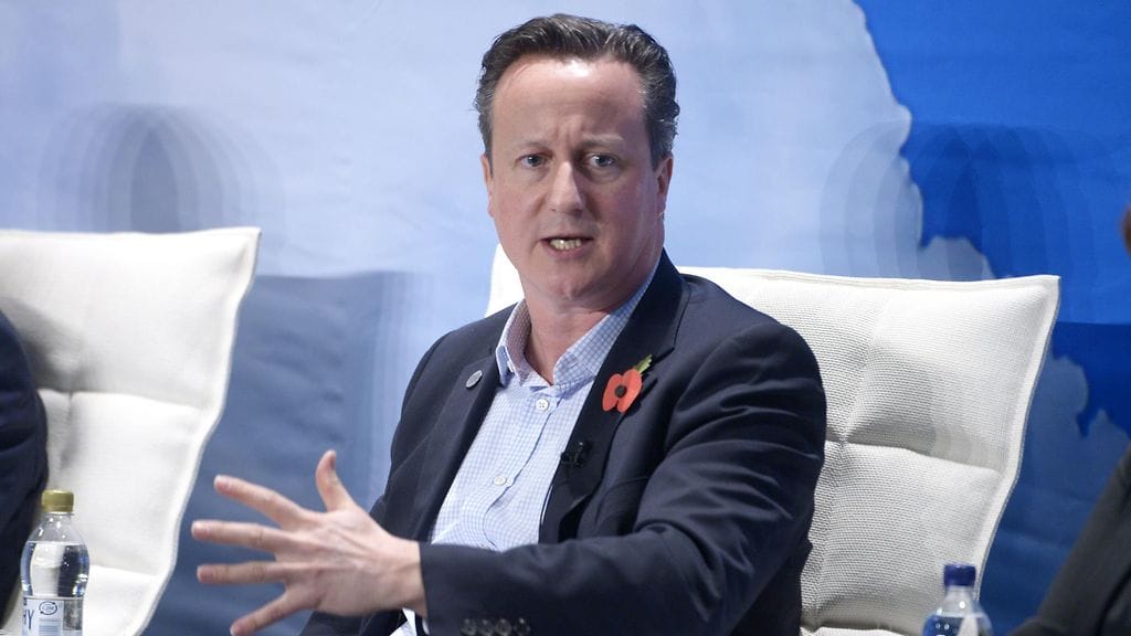 David Cameron arkistokuvassa.