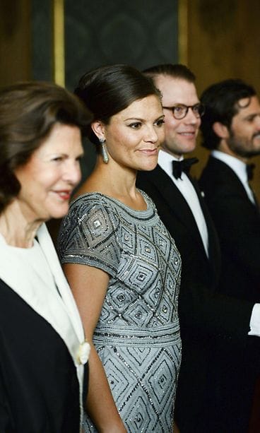 Kruununprinsessa Victoria juhlaillallisella