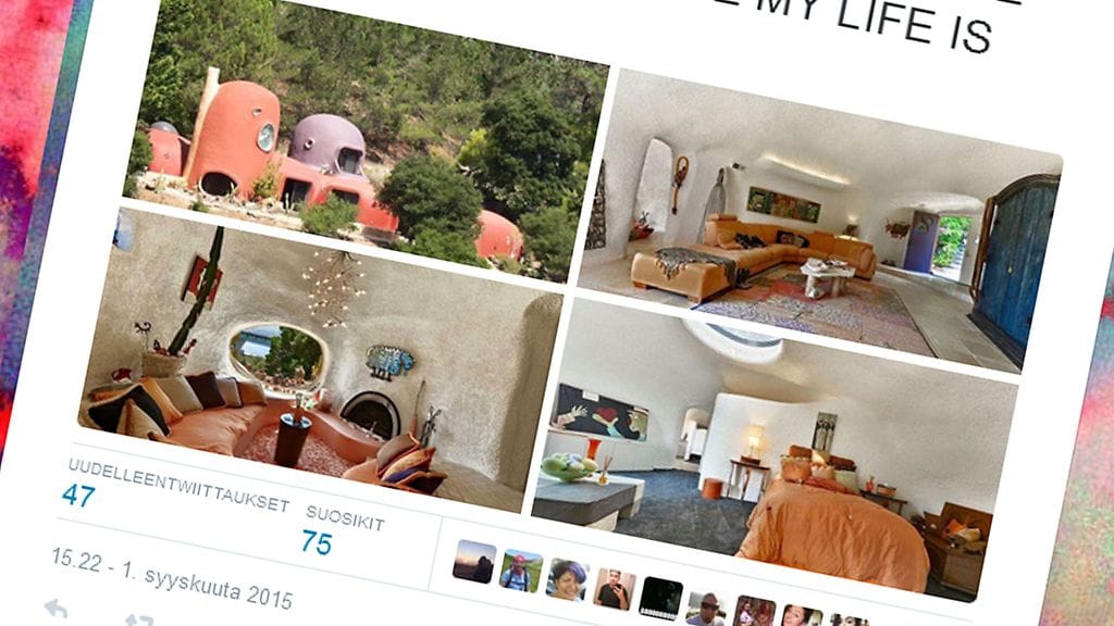 Kiviset ja Soraset -talo on erikoinen myös sisältäpäin.