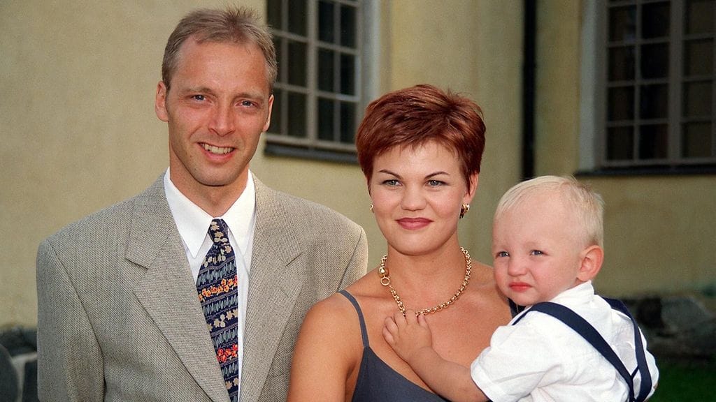 Mika ja Suvi Myllylän tytär kruunattiin Miss Kokkolaksi. Kuvassa poika Benjami.