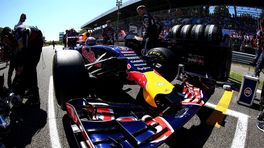 Daniel Ricciardon Red Bull viime kaudella.