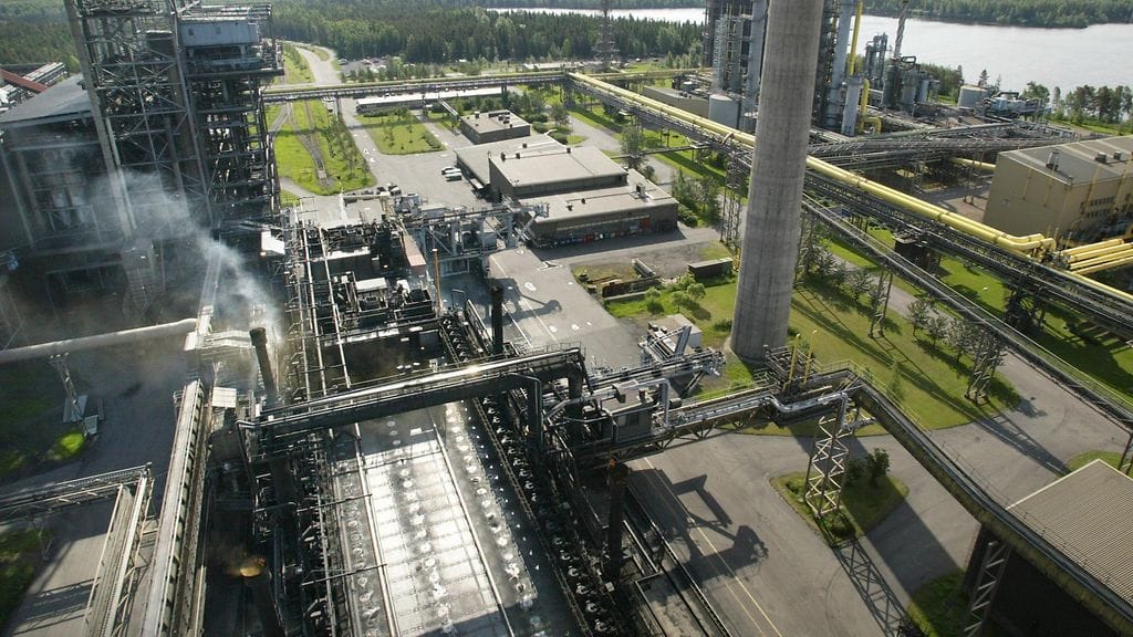 SSAB:n Raahen terästehdas.