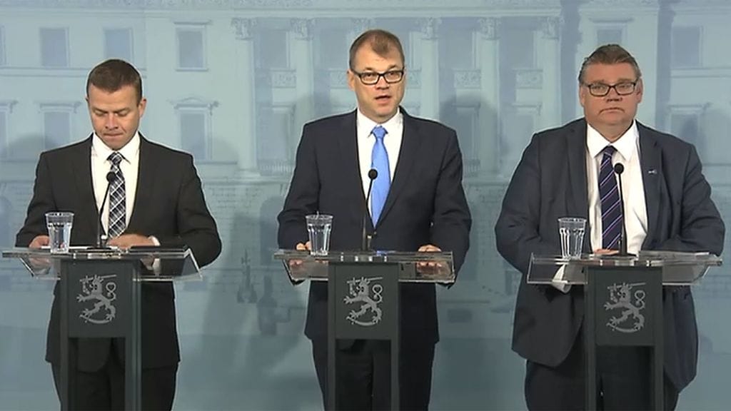 Pääministeri Juha Sipilä (kesk.), valtiovarainministeri Petteri Orpo (kok.) ja ulkoministeri Timo Soini (ps.) ovat vastaanottaneet järjestöjen kirjeen.