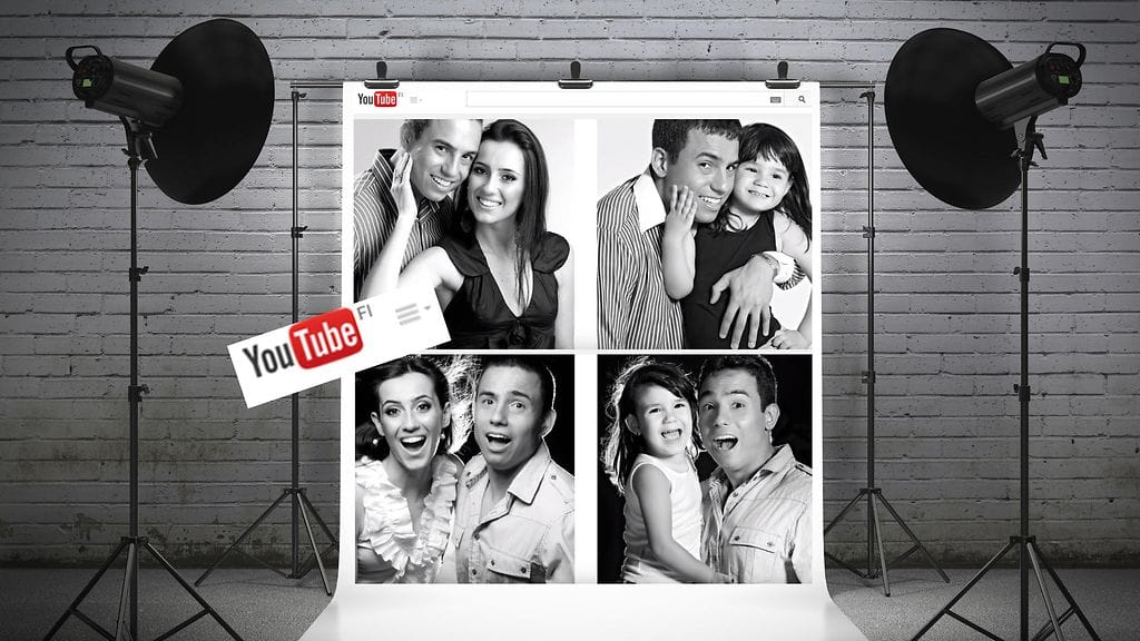 Rafael Del Col, hänen vaimonsa ja tyttärensä.