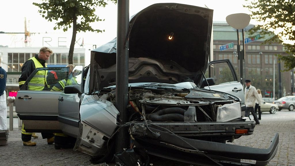 Vakuutusyhtiö Folksamn pisti autot järjestykseen vaarallisuusprosentin perusteella, joka on saatu, kun autoja on verrattu keskivertoautoon.