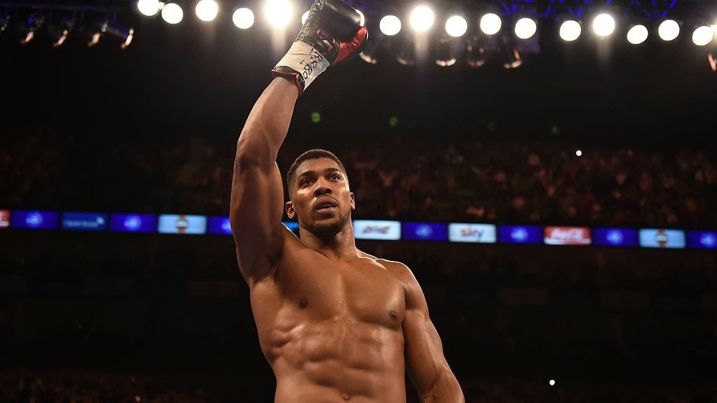Anthony Joshua on hurja ilmestys.