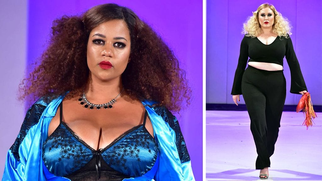 Plus Size Fashion Week Catwalk Show'ssa nähtiin pelkkiä pluskoon malleja. Isokokoisten muodille on kysyntää.